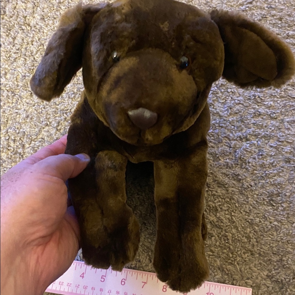 1999 Kids Preferred plush chocolate Labrador stuffed dog